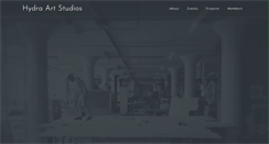 Desktop Screenshot of hydraarts.com